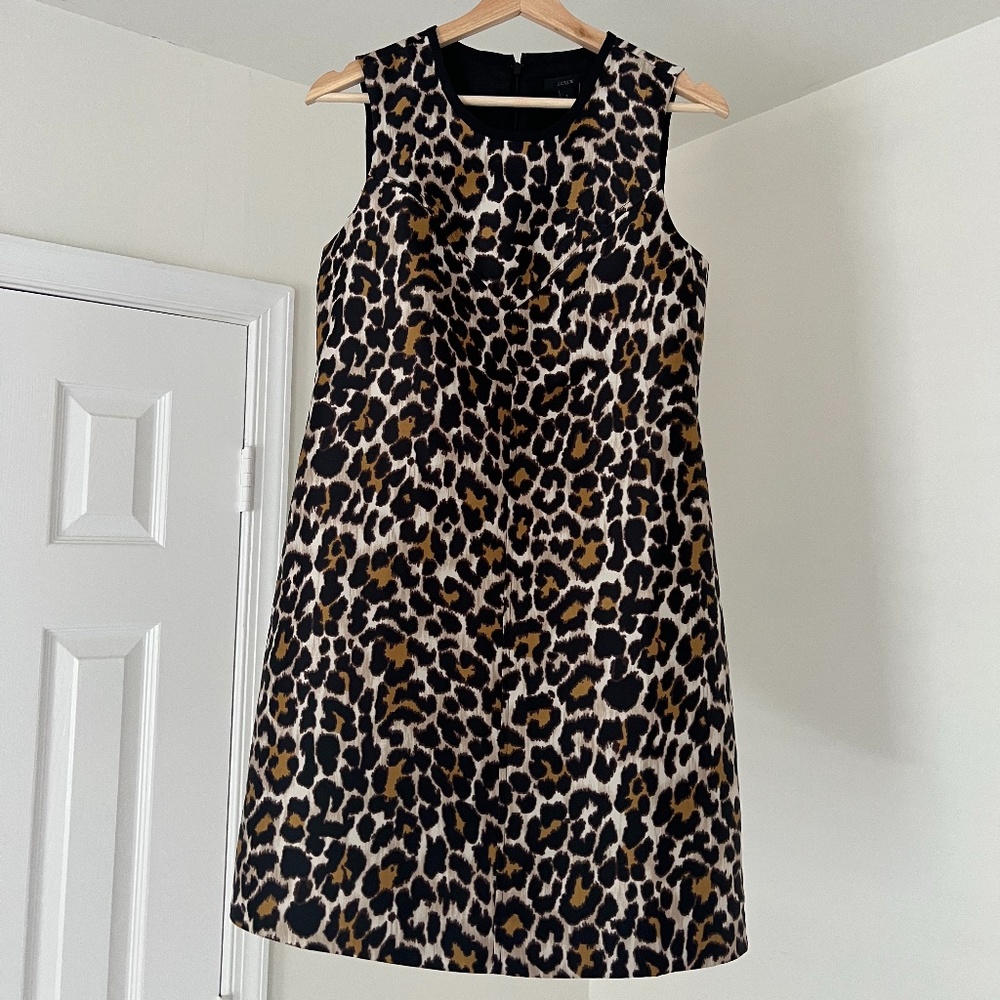 Cheetah Print J.Crew Dress